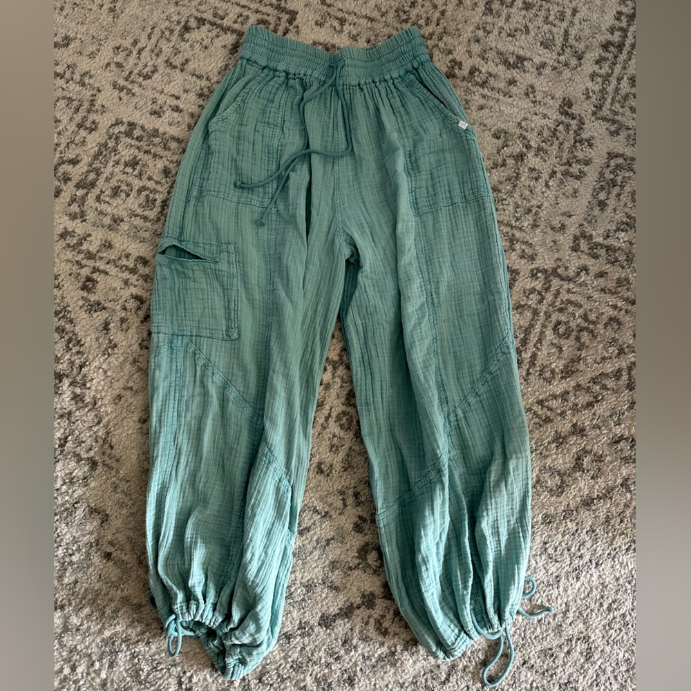 Urban Outfitters Light Blue Parachute Pants
